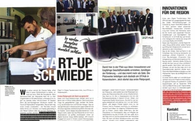 Tomorrow’s technology – Our project in the Pfalzwerke customer magazine