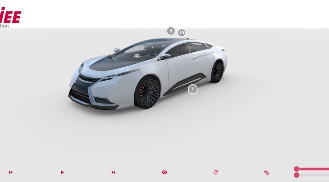 Virtual car showroom for sensor technology – IEE S.A. chooses ZREALITY to visualize sensor components in 3D, Virtual and Augmented Reality