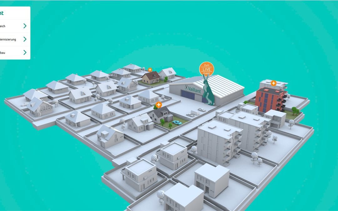 Das „Vaillant Village“ – ein 3D-Beratungstool für Installateure von Heizungstechnik
