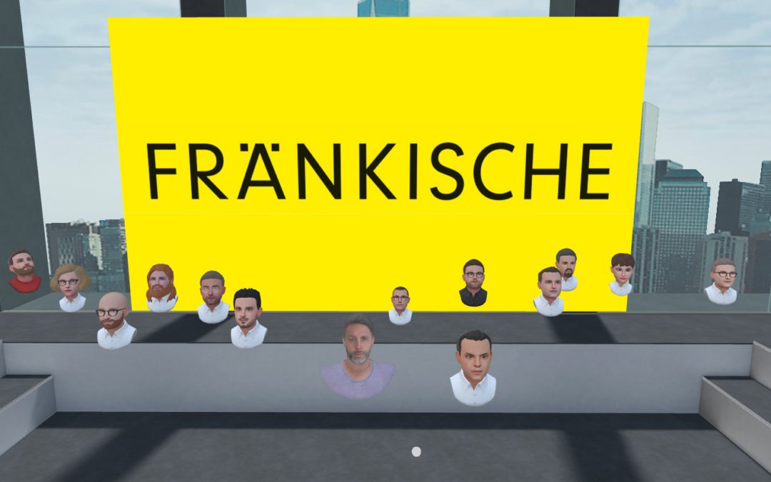 International Product launch in the metaverse – How FRÄNKISCHE Rohrwerke presents and trains real products worldwide in virtual reality