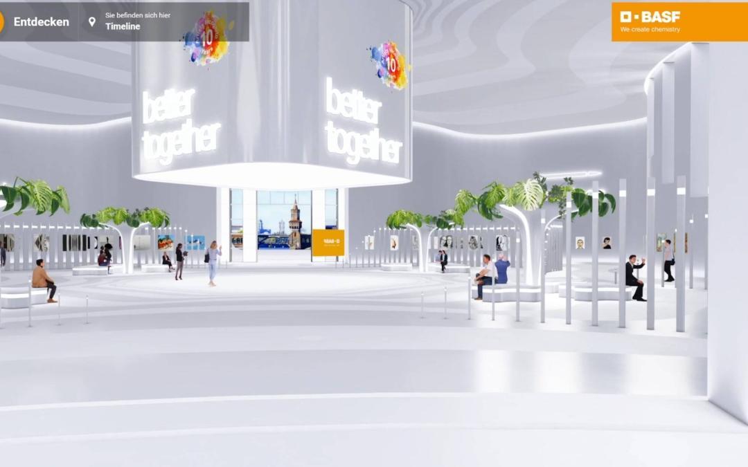 Admiring employee artwork in the Metaverse – Zreality Grids enables virtual exhibition from BASF