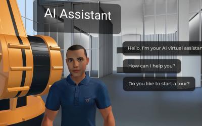 Virtual assistants with ChatGPT and Readyplayer.me avatars gain spatial awareness