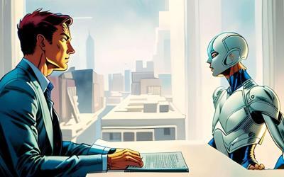 Eine AI als Dein Chef: Science-Fiction oder die nächste Stufe im Büro-Dschungel?