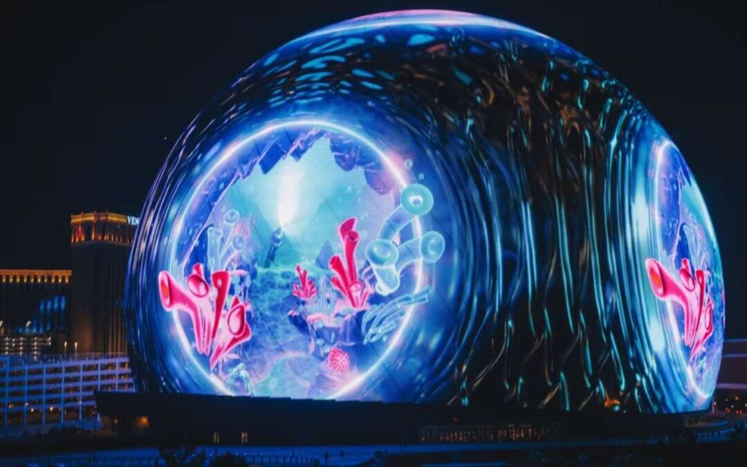 The Sphere in Las Vegas – Where immersive technology touches art and shows the future of advertising